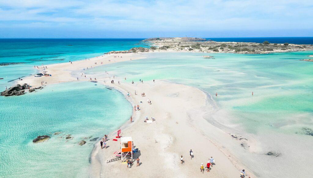 Elafonissi Strand auf Kreta